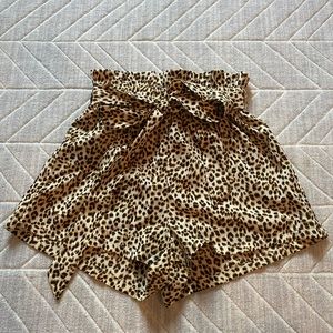 Shein cheetah print shorts